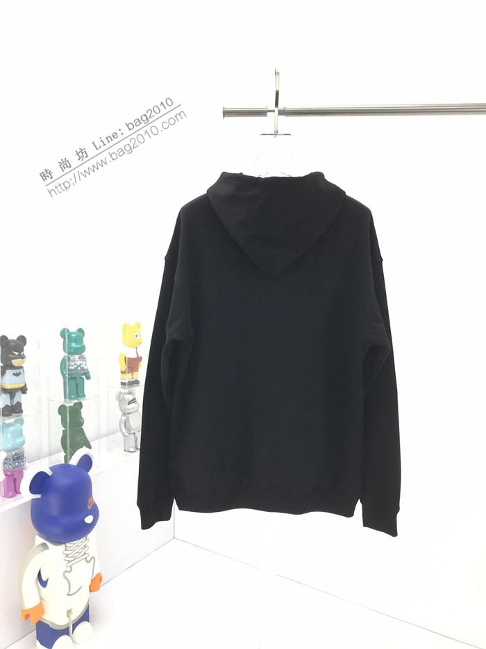 Balenciaga男裝 巴黎世家彩虹麥穗刺繡連帽衛衣 寬鬆版型純棉衛衣 男女同款  ydi3107